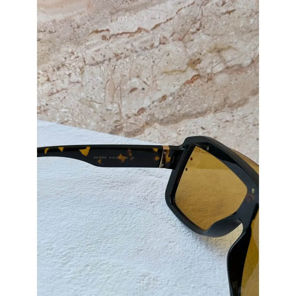 NEW Dolce & Gabbana DG6205 Brown Visor Sunglasses $425